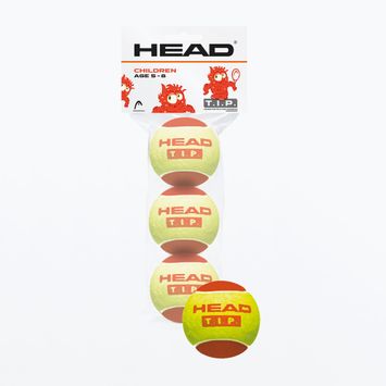 HEAD Tip Kinder-Tennisbälle 3 Stück rot/gelb 578113
