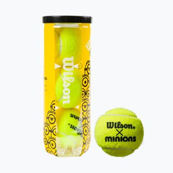 Wilson Minions Tennis Kinder-Tennisbälle 3 Stück gelb WR8202401