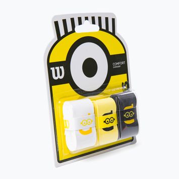 Wilson Minions Overgrip Tennisschläger Pads 3 Stück Farbe WR8408401