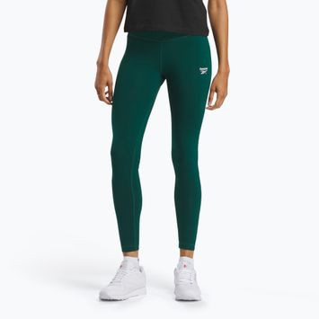 Damen-Leggings Reebok Identity Small Logo Baumwolle kollegial grün