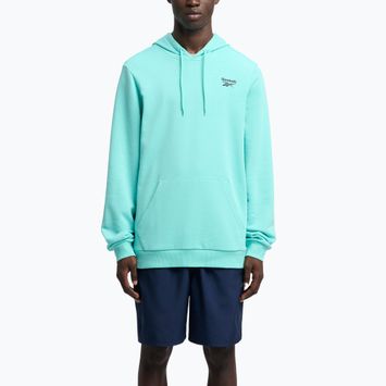 Hoodie Herren Reebok Identity Small Logo Hoodie ai aqua