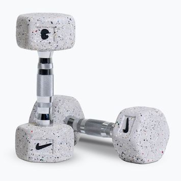 Hanteln Nike Strength Grind Hex Dumbbell 2 x 3 kg wolf grey