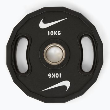 Bumperplatten Nike Strength Pro Urethane Plates 10 kg black/white