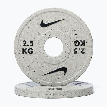 Hantelscheiben Nike Strength Grind Change Plates 2 x 2,5 kg wolf grey