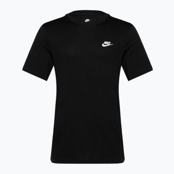 Herren Nike Sportswear Club schwarz/weißes T-Shirt