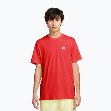 Herren T-Shirt Nike Sportswear Club university red/white