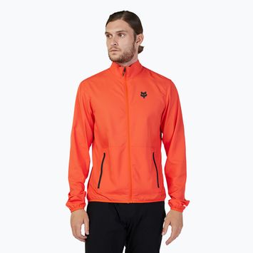 Herren Radjacke Fox Racing Ranger Wind orange Flamme