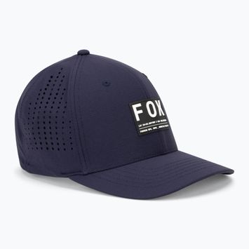 Herren Fox Racing Non Stop Tech Flexfit Baseballkappe Mitternacht