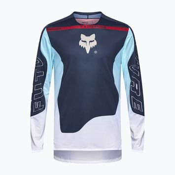 Herren Radfahren Longsleeve Fox Racing Flexair Elevated Mitternacht
