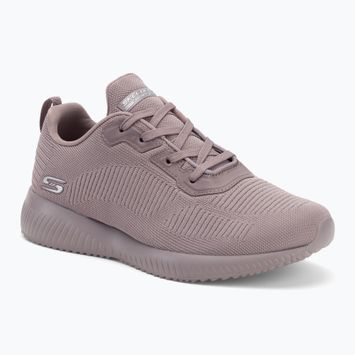 Schuhe Damen SKECHERS Bobs Sport Squad Tough Talk mauve