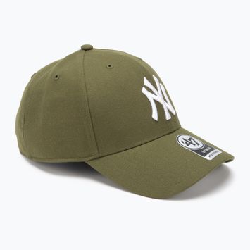 47 Brand MLB New York Yankees MVP SNAPBACK Sandelholz Baseballkappe