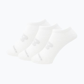 New Balance Flat Knit No Show Socken 3 Paar weiß