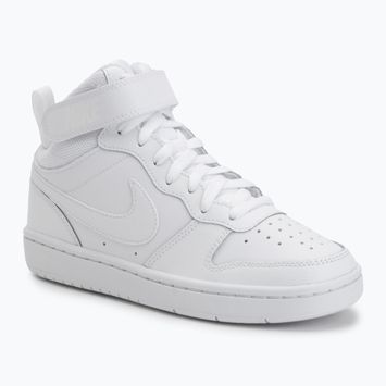 Kinderschuhe Nike Court Borough Mid 2 white/white/white
