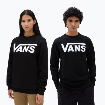 Herren Vans Mn Vans Classic Crew Ii schwarz/weißes Sweatshirt