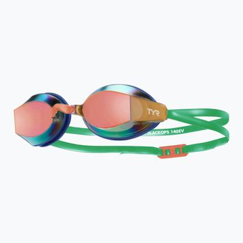 Schwimmbrille TYR Blackops 140 Ev Racing Mirrored blue/green