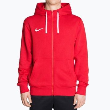 Herren Hoodie Sweatshirt Nike Park 20 Full Zip Hoodie university red/white/white