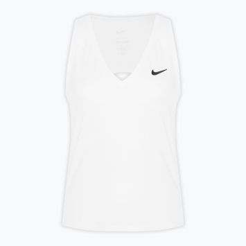 Damen Tennis Tank Top Nike Court Dri-Fit Victory Tank weiß/schwarz