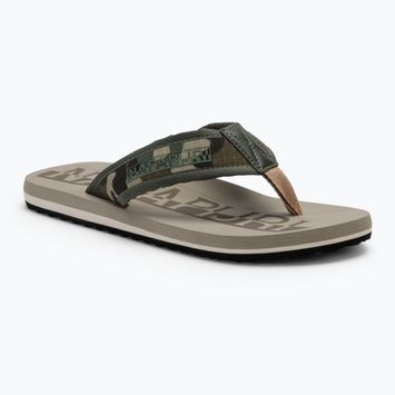 Napapijri NP0A4FTSCW mineral beige Herren-Flip-Flops