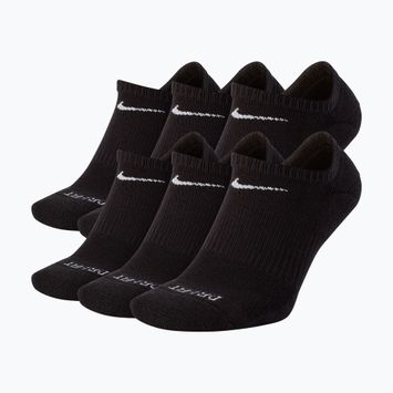 Herrensocken Nike Everyday Plus Cushioned No Show 6 Paar black/white