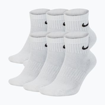 Socken Nike Everyday Cushioned 6er-Pack white/black