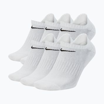 Socken Nike Everyday Cushioned No-Show 6 Paare white/black