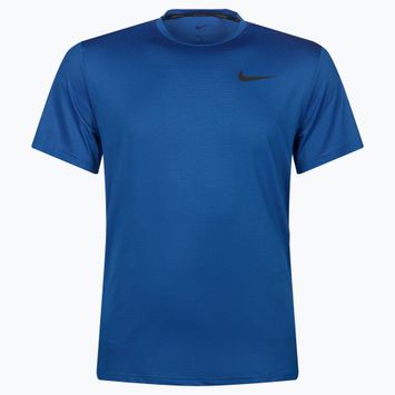 Herren Trainings-T-Shirt Nike Hyper Dry Top blau CZ1181-492