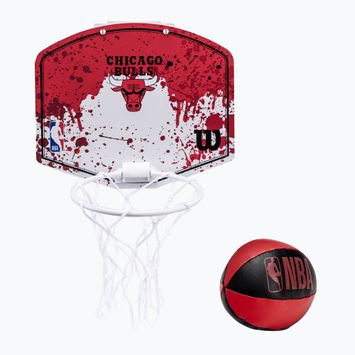 Wilson NBA Chicago Bulls Mini Hoop Basketball-Backboard rot WTBA1302CHI