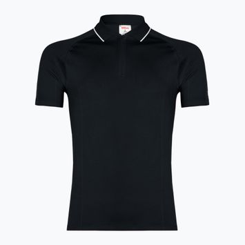 Herren Wilson Team Seamless Polo 2.0 Shirt schwarz
