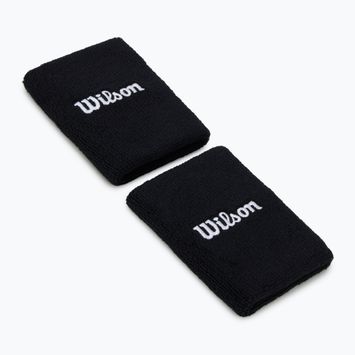Handgelenk-Band Wilson Wide Terry Wristband 2 Stk. black