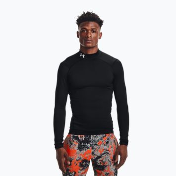Training Longsleeve Herren Under Armour Comp Mock UA Armour black/white