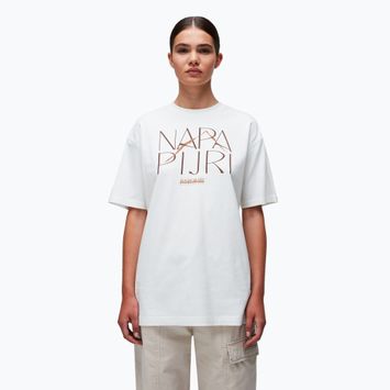 Damen Napapijri S-Rhin weißes Reiher-T-Shirt