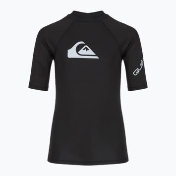 Quiksilver All Time vallarta schwarzes Kinderschwimmhemd
