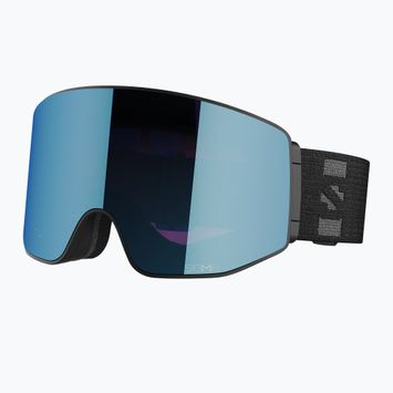 Salomon Sentry Prime Sigma schwarz/himmelblau/silberrosa Skibrille