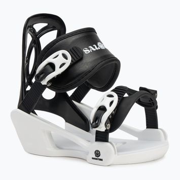 Kinder Snowboardbindungen Salomon Goodtime XS schwarz/weiß