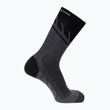 Laufsocken Salomon Speedcross Crew black/ magnet/ quarry