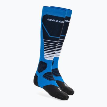 Salomon S/Pro Skisocken schillernd blau/schwarz/schwarz