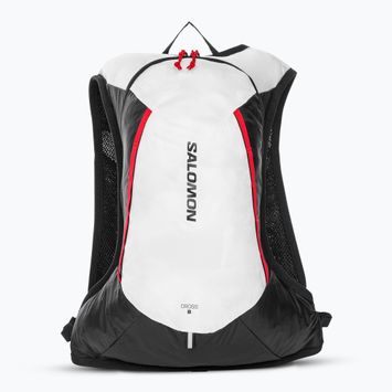 Salomon Cross 8 l weiß/schwarzer Laufrucksack