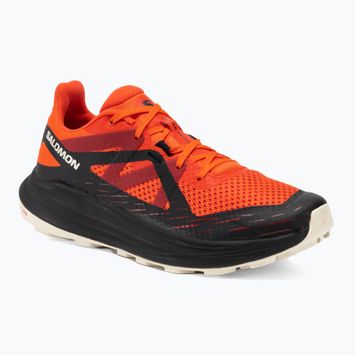 Salomon Ultra Flow Herren Laufschuhe Kirschtomate/Schwarz/Mandelmilch