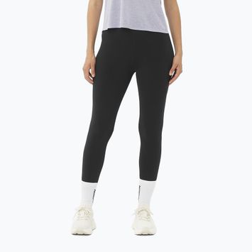 Laufleggings Damen Salomon SHAKEout Bliss 25" deep black