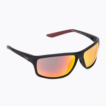 Nike Adrenaline 22 M mattschwarz/universitätsrot/grau mit roten Gläsern Sonnenbrille