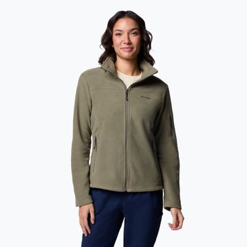 Fleece Sweatshirt Damen Columbia Fast Trek II stone green