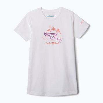 Trekking-Shirt Kinder Columbia Mission Lake Graphic white/weaving waterscape