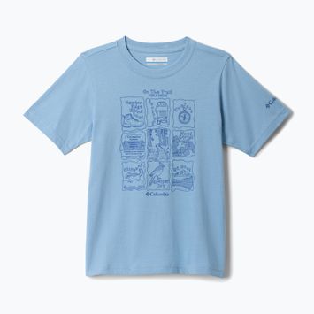 Shirt Kinder Columbia Valley Creek Graphic ripple blue/hike guide