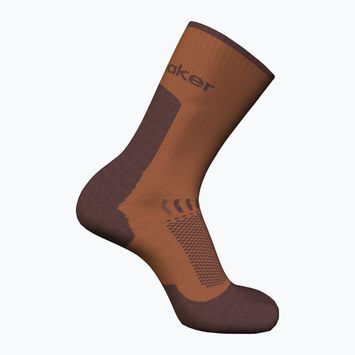 Trekking Socken Herren icebreaker Merino Hike+ Light Crew dusty clay/carob