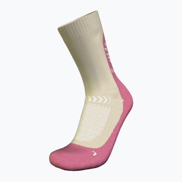 Trekking Socken Damen icebreaker Merino Hike+ Light Crew Fresh Fern chalk/pop/snow
