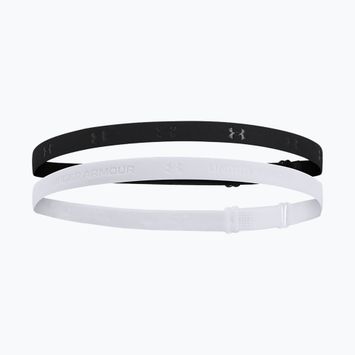 Under Armour Mini Bands Stirnband (2 Stück) schwarz/mod grau