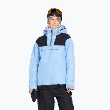 Damen Snowboardjacke Volcom Fern Ins Gore Pullover kristallblau