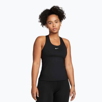 Damen-Oberteil Nike Swoosh Medium Support Bra black/black/white