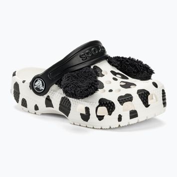 Crocs Classic I AM Dalmatiner weiß/schwarz Kinder-Flip-Flops