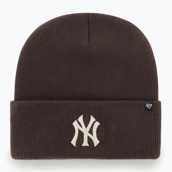 Wintermütze 47 Brand MLB New York Yankees Haymaker brown